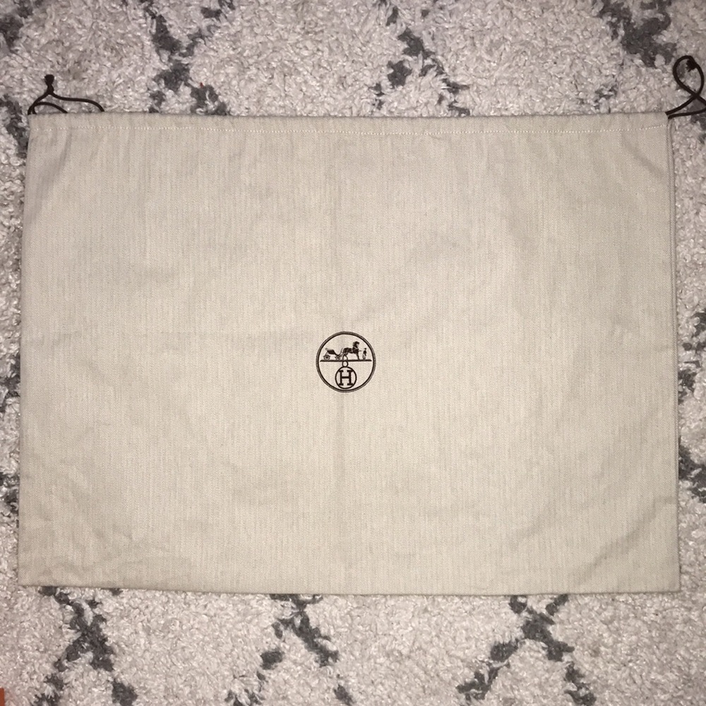 Herms Extra Large Drawstring Dustbag - image 1
